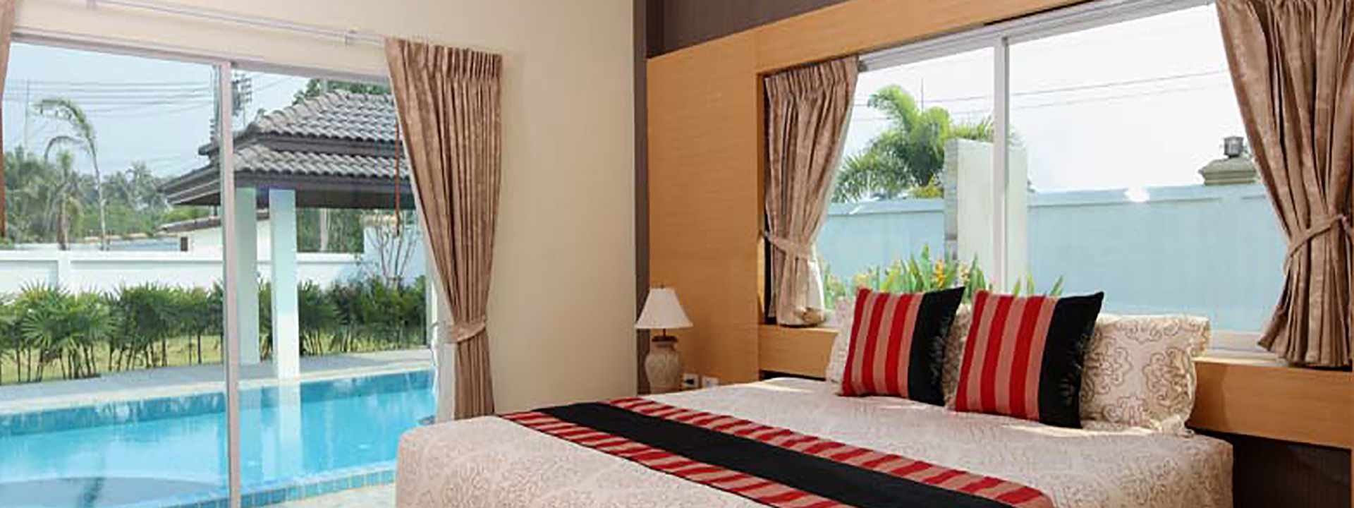 Luxury Pool Villas Resort near Ramayana Water Park in Na Jomtien area Pattaya.