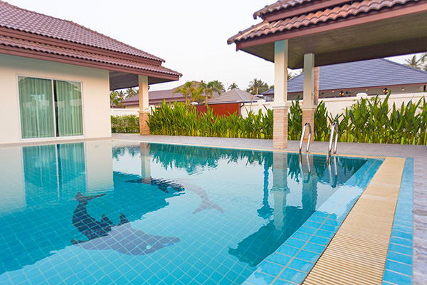 Pool Party Villas for rent in resort near Pattaya, Na Jomtien and Huai Yai areas in Thailand.
