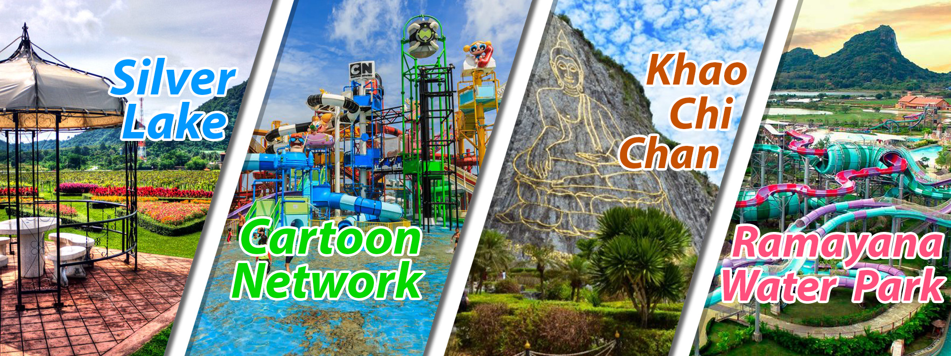 Great Location Pool Villa Resort Accommodation nearby Silver Lake, Cartoon Network Amazone Theme Park, Khao Chi Chan and Ramayana Water Park.